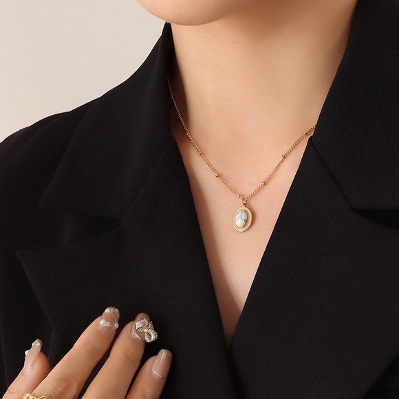 💎4 Necklaces For $59*Gemstone Necklaces*18K Gold Plated Turquoise Opal Howlite - Picture 6 of 8